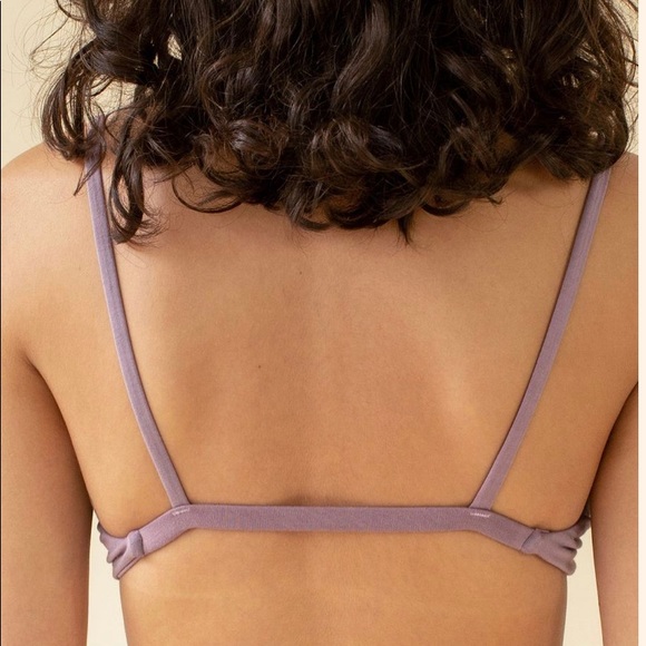 Hara the Label Stella Low-Cut Bra in Mauve - Picture 2 of 4